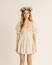 Janusz - 50s style wide mini dress