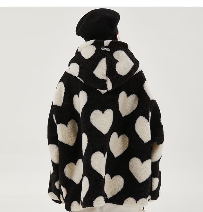 LOVE Heart Wool Coat