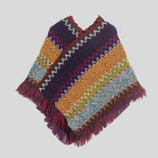 Tony Warm Colorful Poncho