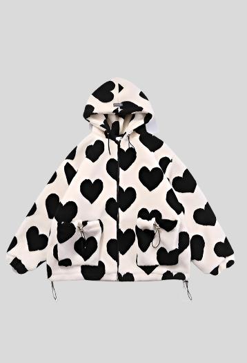 LOVE Heart Wool Coat