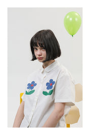 Yoo Floral White Shirt