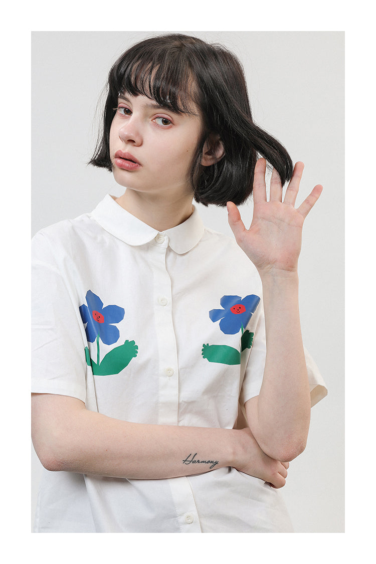 Yoo Floral White Shirt