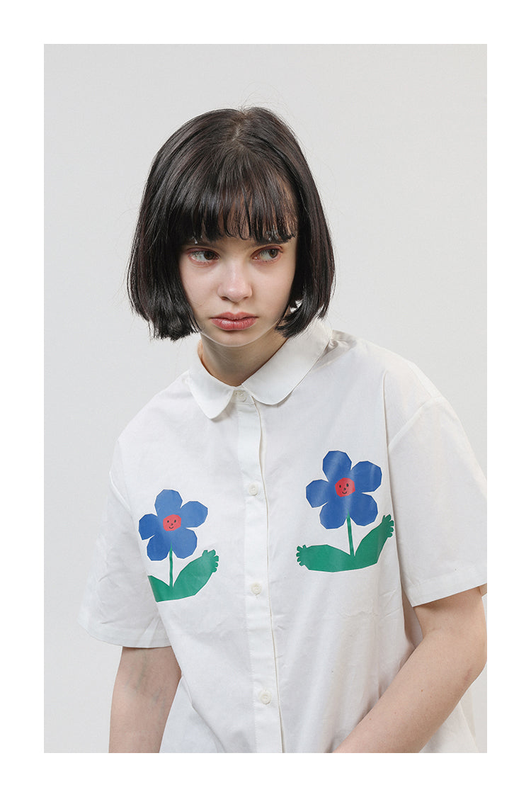 Yoo Floral White Shirt