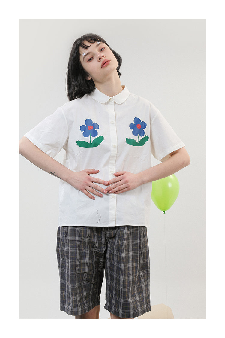 Yoo Floral White Shirt