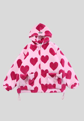 LOVE Heart Wool Coat