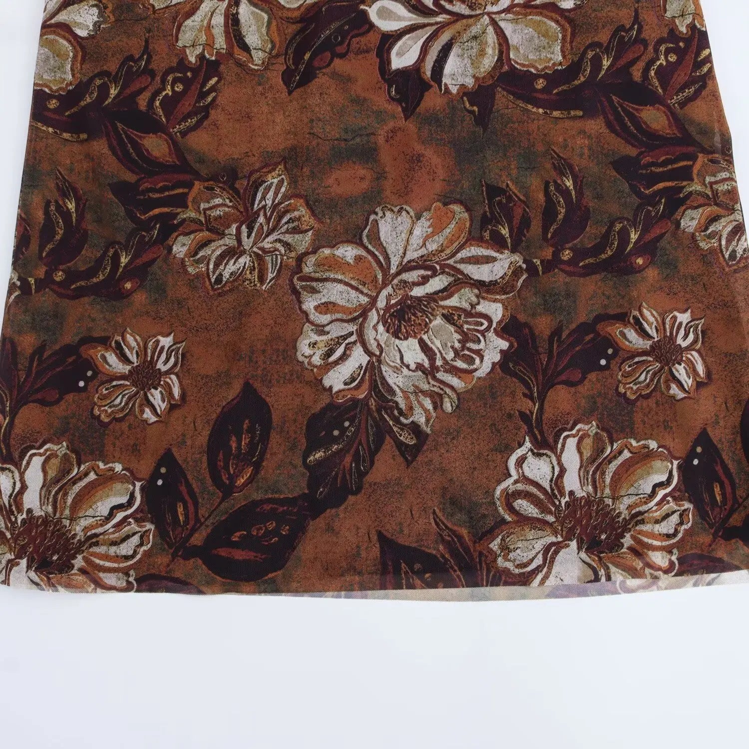 JI Floral Long-Sleeve Dress