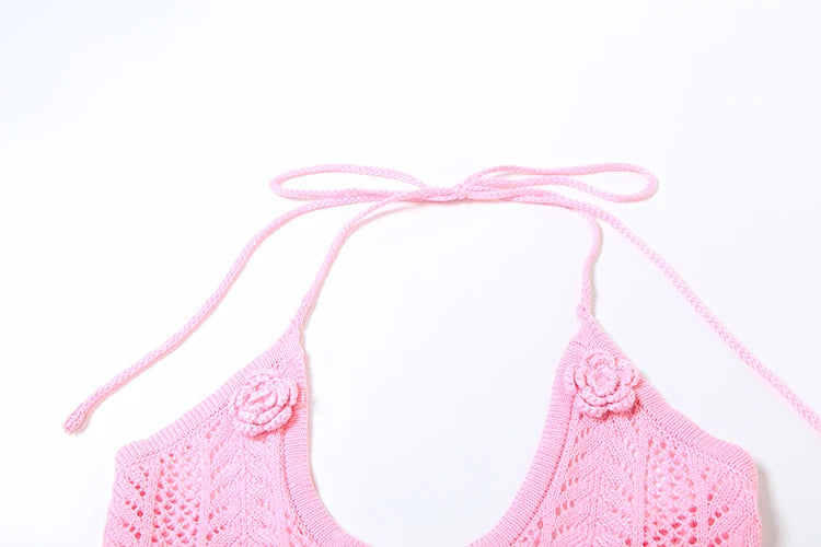 MEY White Crochet Dress