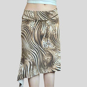 J Vintage Leopard Skirt