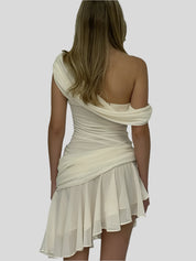 Lee Asymmetric Mini Dress