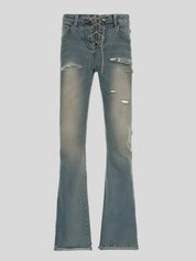 YU Low Vintage Bell Jeans