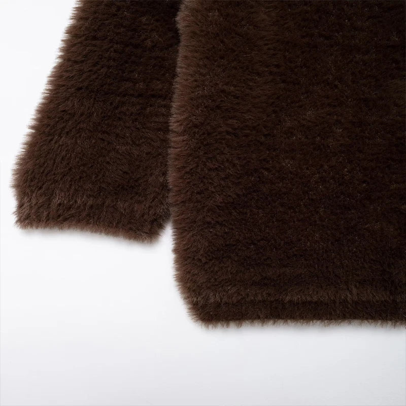 LOM Brown Buckled Sweater