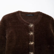 LOM Brown Buckled Sweater