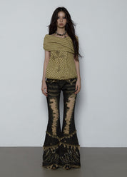 UI Distressed Vintage Bell Jeans