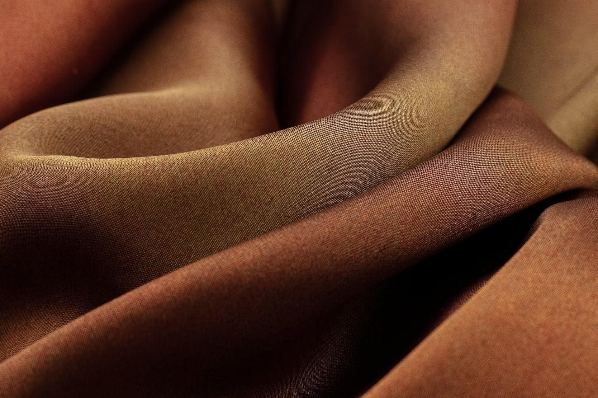 LOR Orange Satin Dress