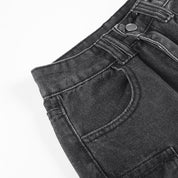 UO Wide Vintage Black Jeans