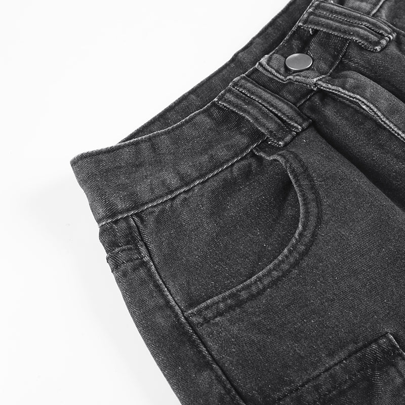 UO Wide Vintage Black Jeans