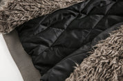 MOON Warm Fur Jacket with Buckle