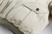 WO White Fur-Lined Coat