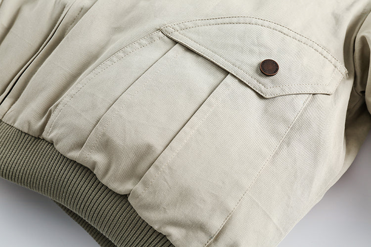 WO White Fur-Lined Coat