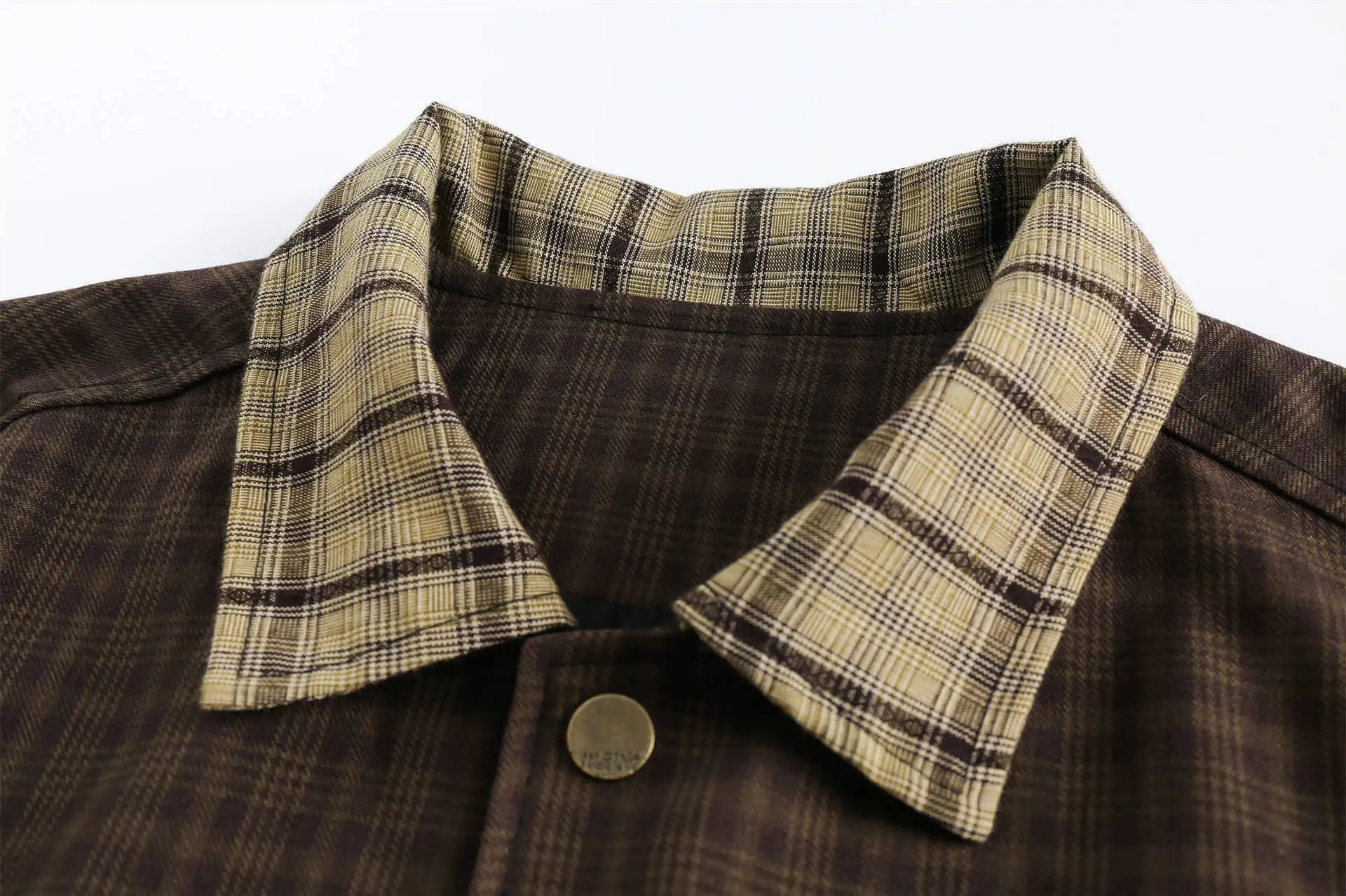 YAN Vintage Plaid Jacket