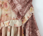 KOPI Asymmetric Floral Mini Dress