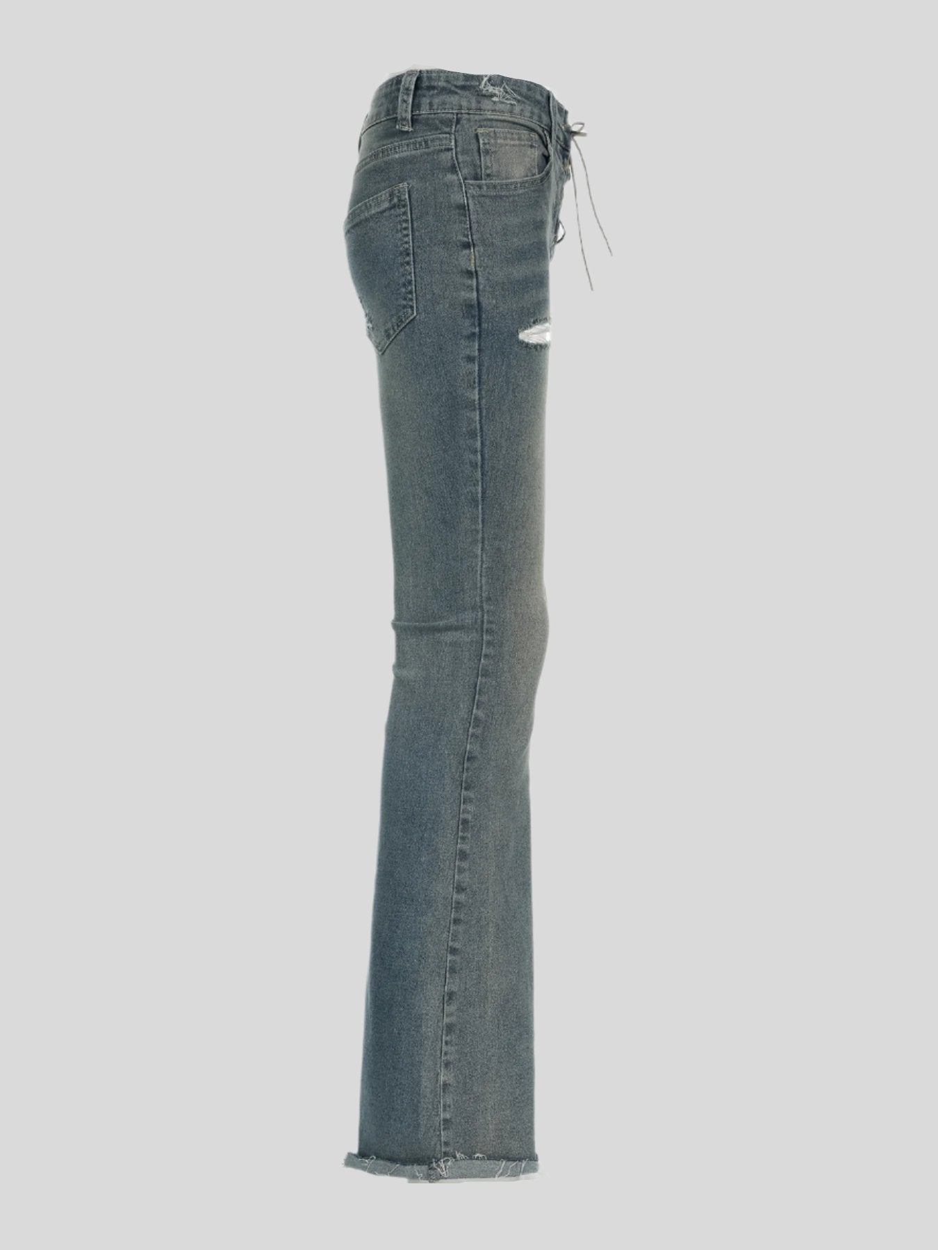 YU Low Vintage Bell Jeans
