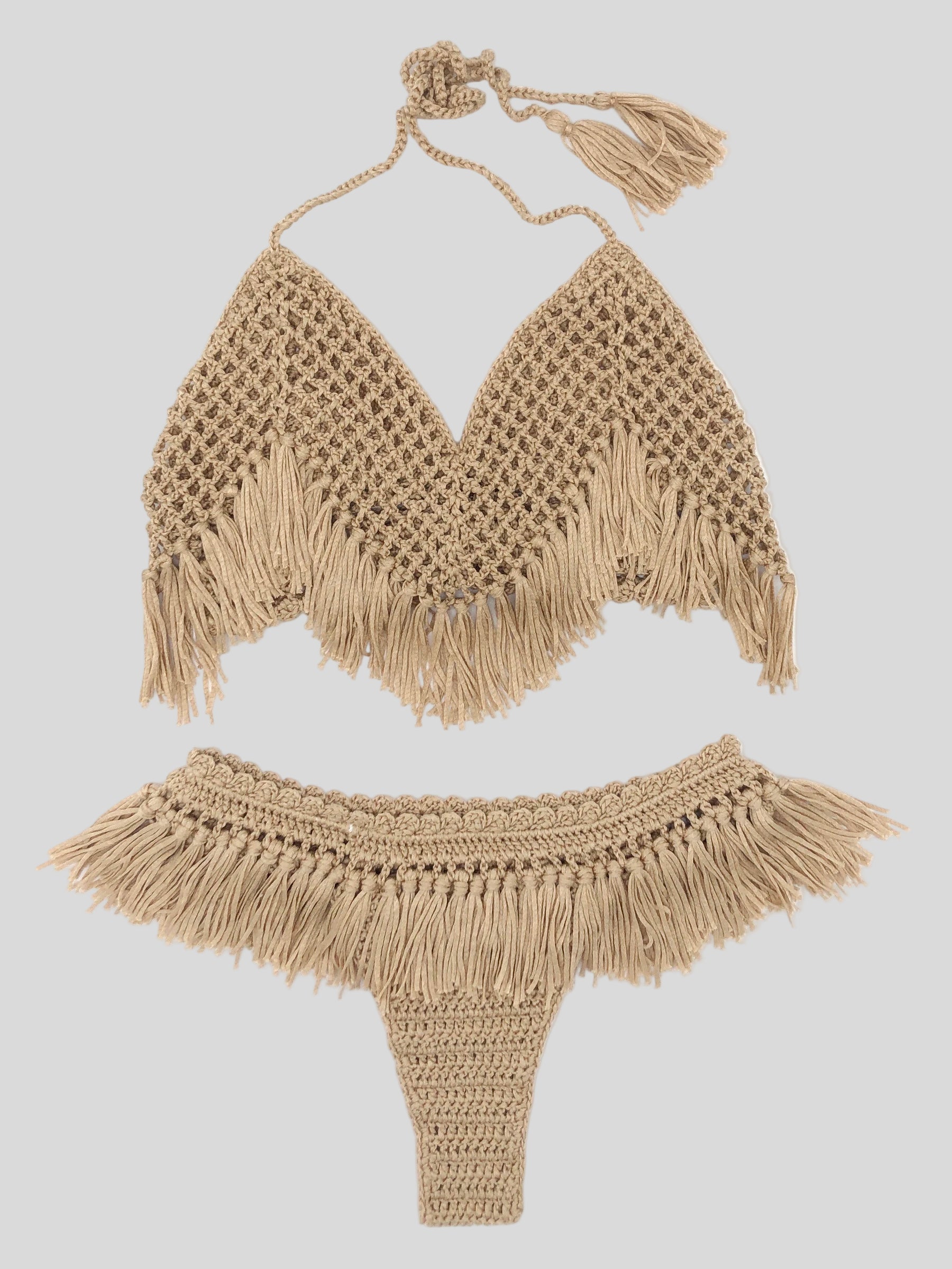 Knitted Top and Panties Set- Festibel