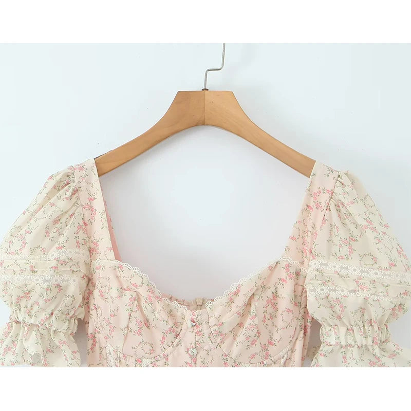 Janusz - 50s style wide mini dress