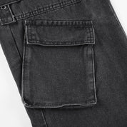 UO Wide Vintage Black Jeans