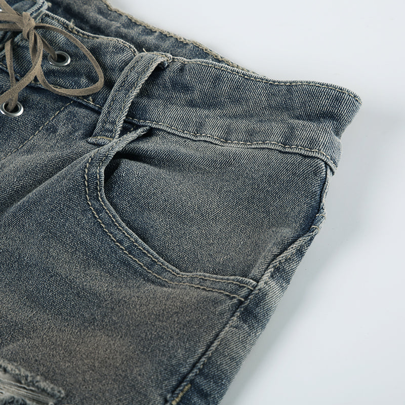 YU Low Vintage Bell Jeans