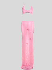 MEY White Crochet Dress