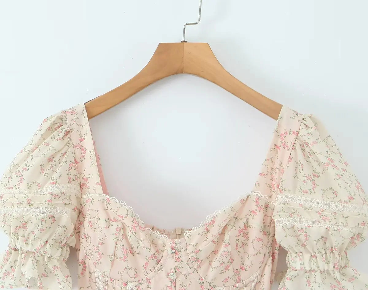 Janusz - 50s style wide mini dress