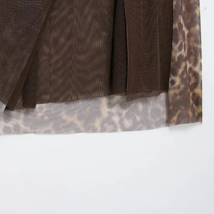ROM Leopard Bodycon Dress