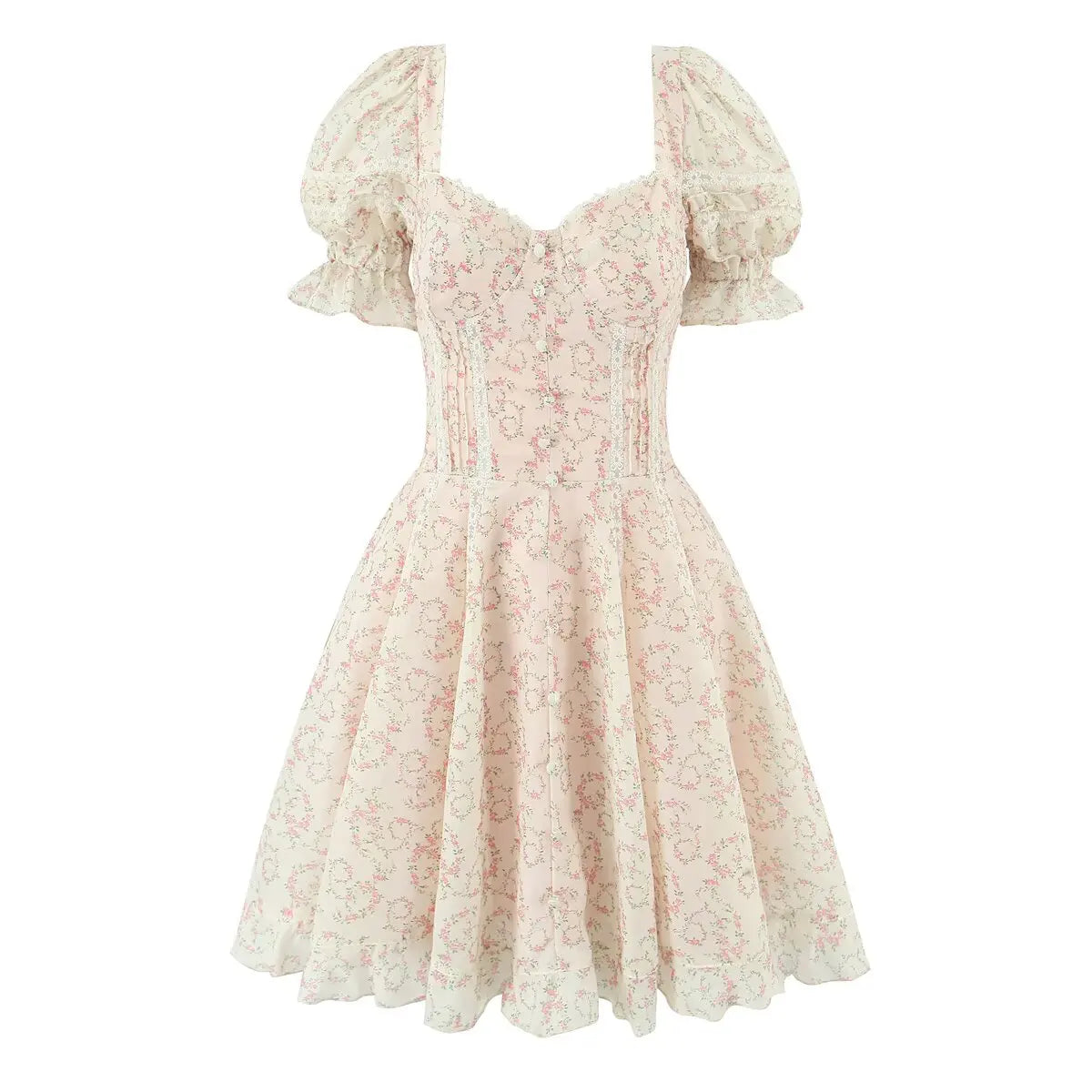 Janusz - 50s style wide mini dress