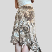 J Vintage Leopard Skirt