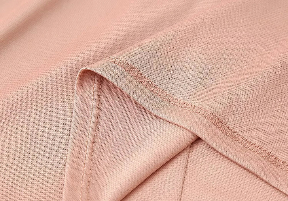 LOM Fitted Pink Strapless Dress