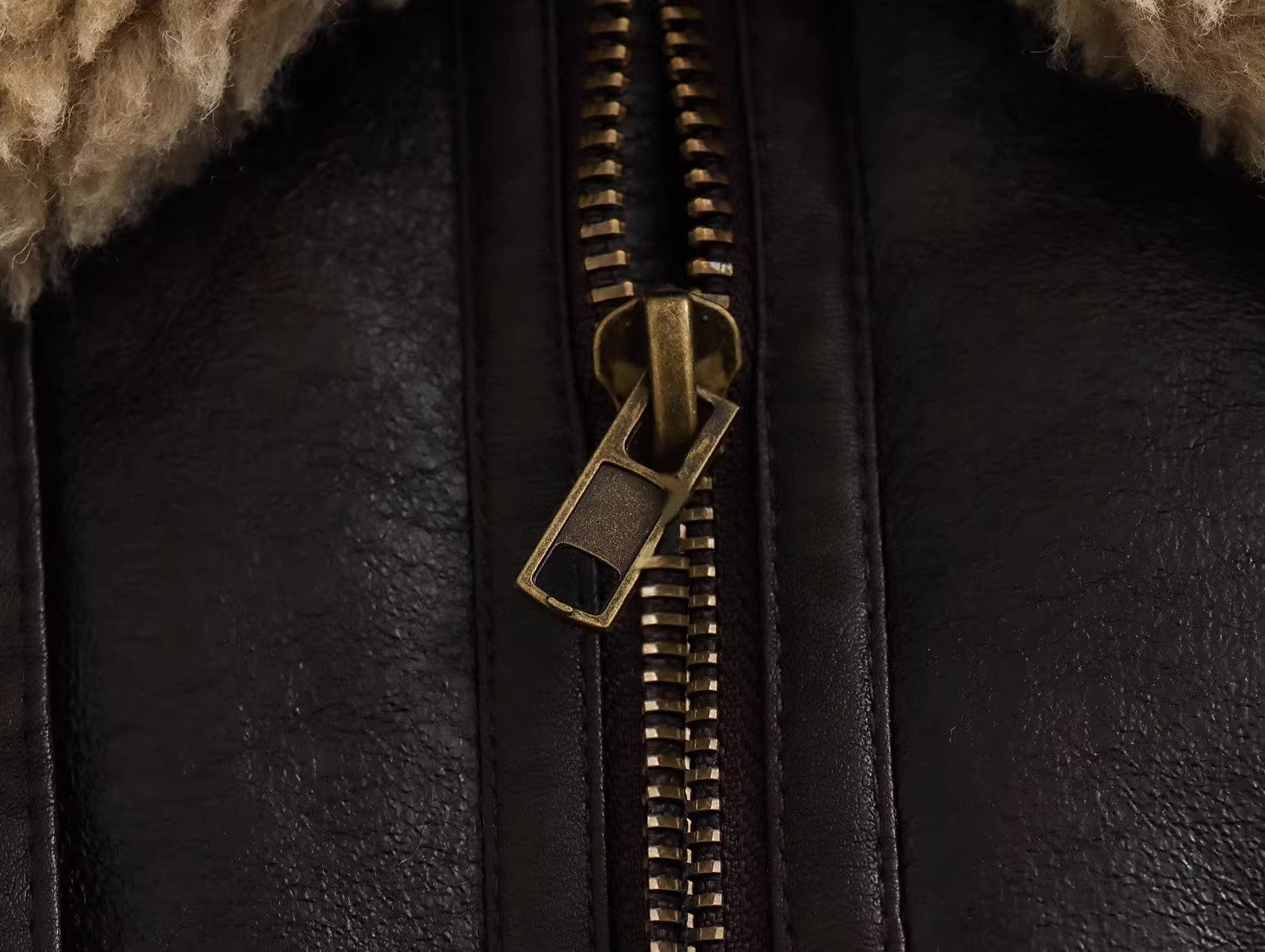 JOM Brown Fur Jacket with Fur