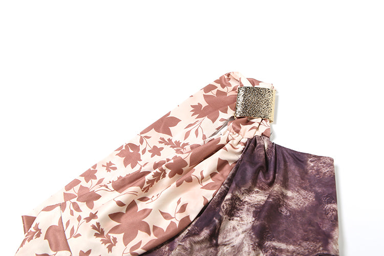 LUNA – Divided Mesh Dress with Ring Detail