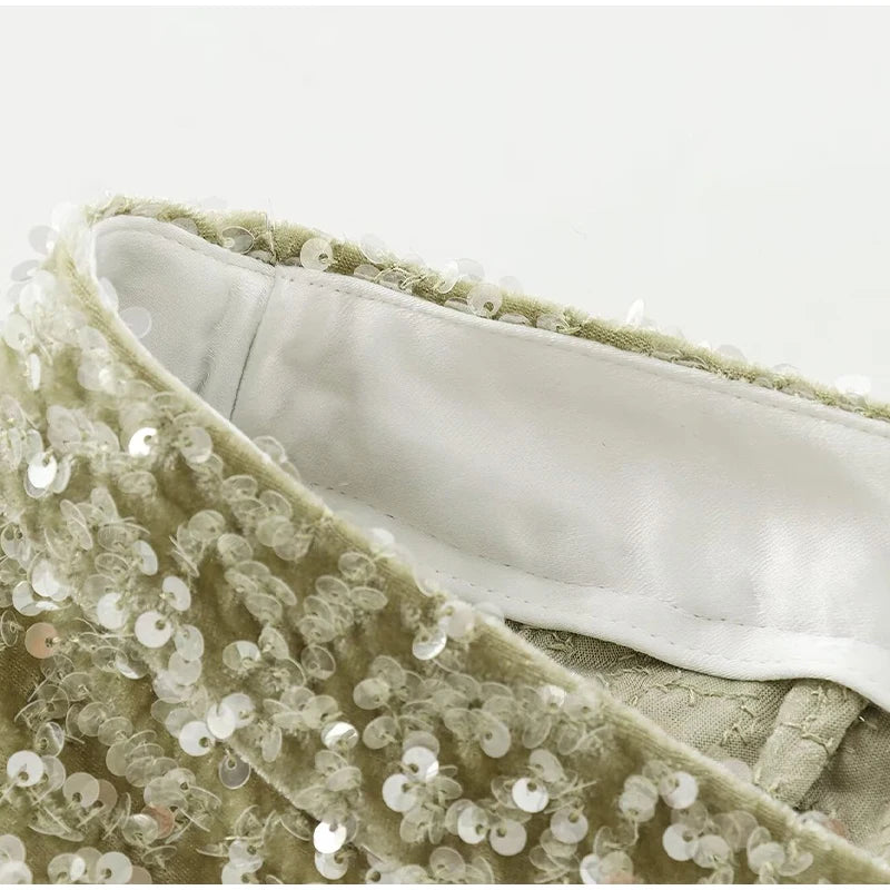 TT Sequin Flare Pants