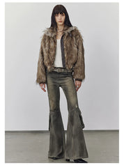 LOM Belted Fur Coat