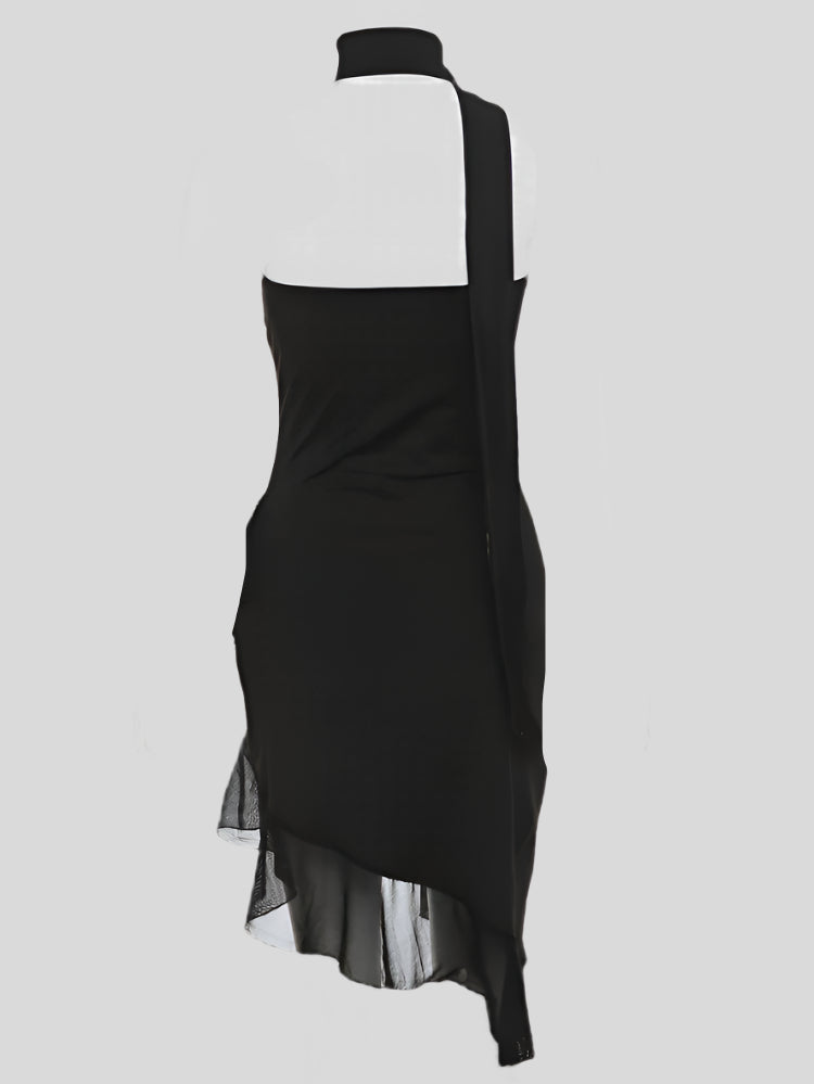 KIM Asymmetric Mini Dress