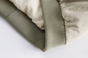 WO White Fur-Lined Coat