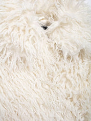 JUL Short White Fur Coat