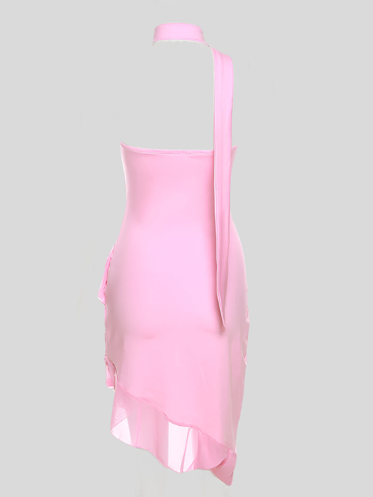 KIM Asymmetric Mini Dress