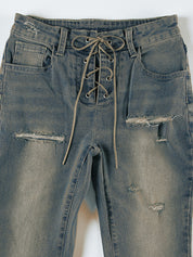 YU Low Vintage Bell Jeans
