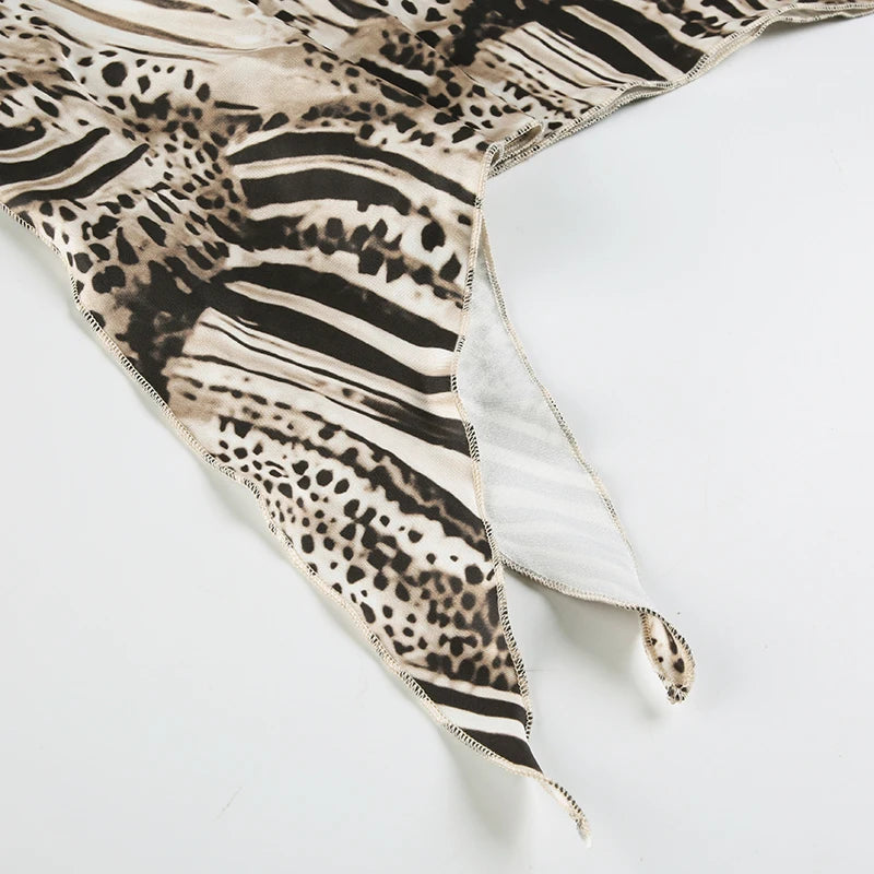 J Vintage Leopard Skirt