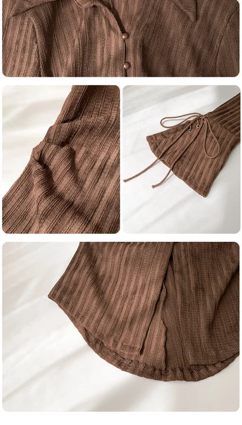 LILI Vintage Cotton Long-Sleeve Shirt