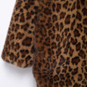 MOM Leopard Fur Coat