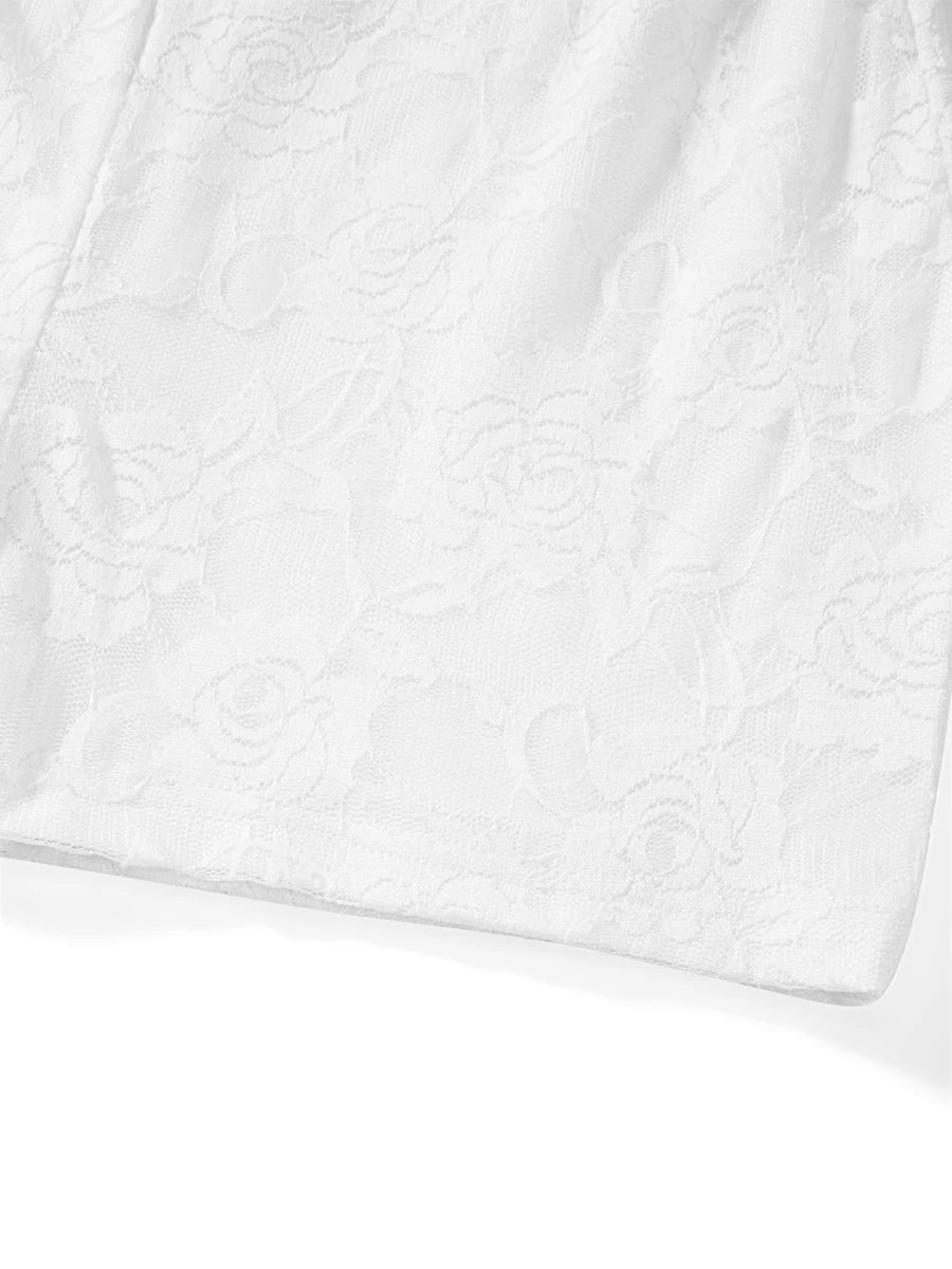 kim Fitted White Jumpsuit