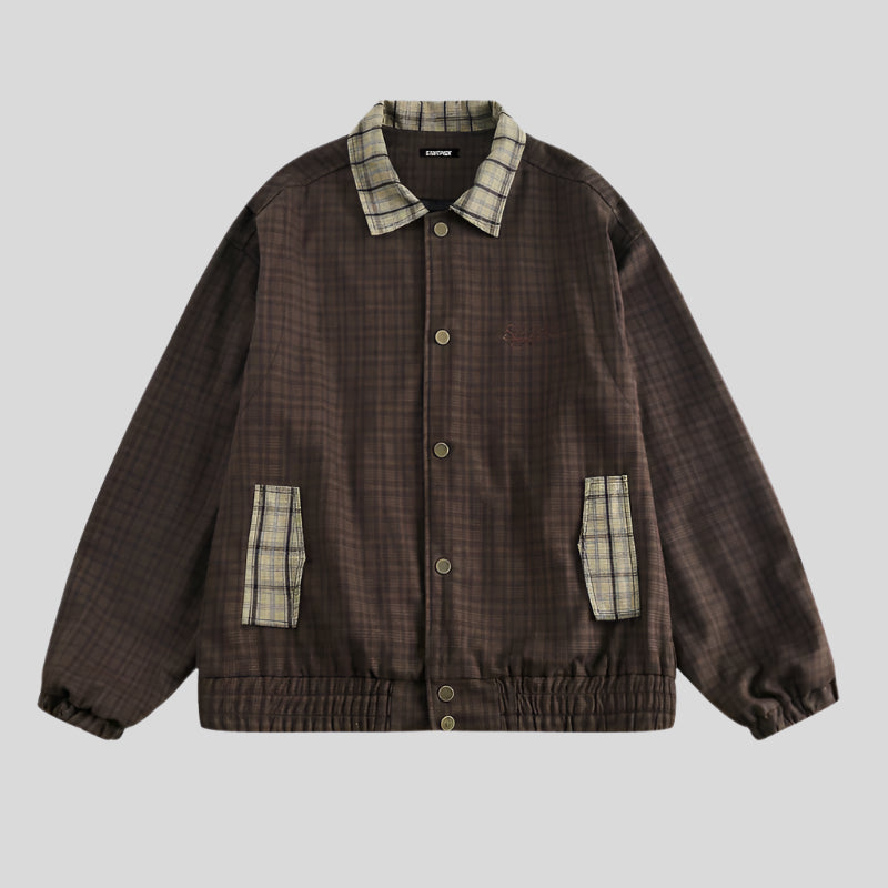 YAN Vintage Plaid Jacket